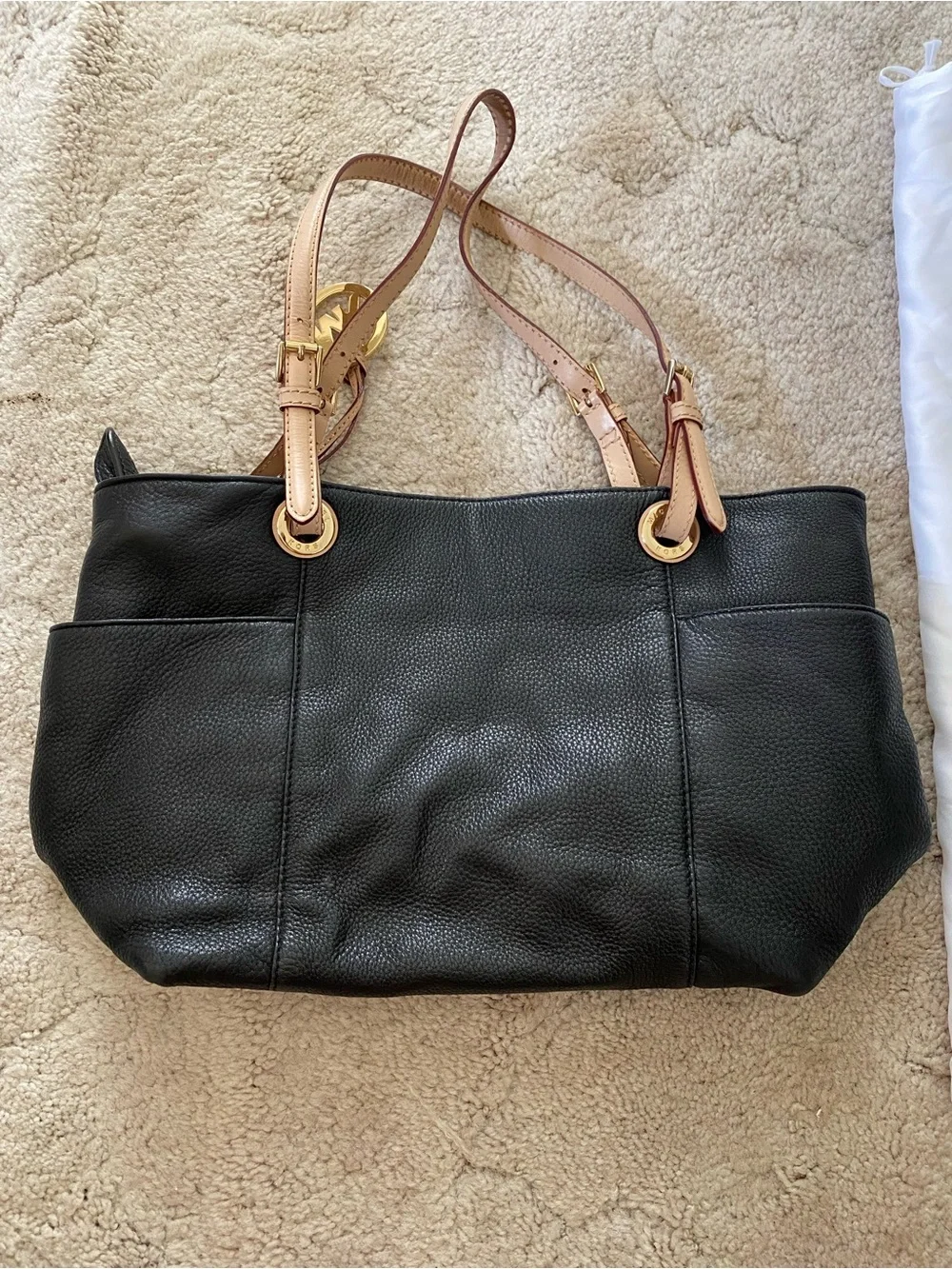 Michael Kors Black Leather Bag